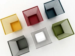 contenitore per la carta straccia 2 Modello 3D