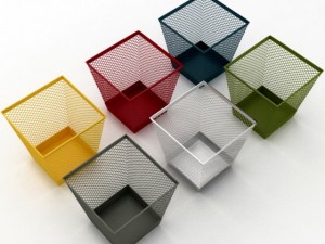 paper waste bin 2 Modelo 3D