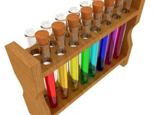 gabus rak tabung reaksi Model 3D