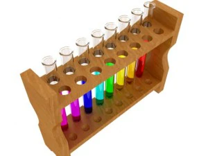 test tube  rack  cork 3D Model