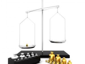 laboratory scale and calibration weight set 3Dモデル
