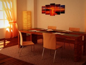dining room Model 3D