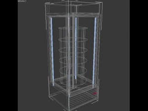 refrigerator for cakes 3D Model