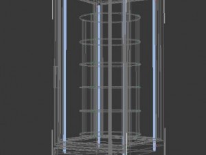 refrigerator for cakes Modello 3D