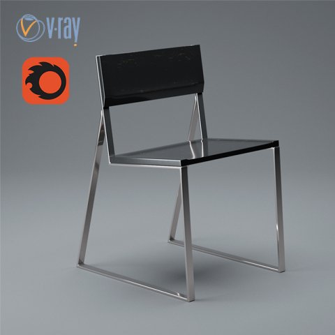 chair 3D Модель .c4d .max .obj .3ds .fbx .stl .blend 