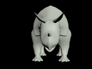 triceratops 3Dモデル