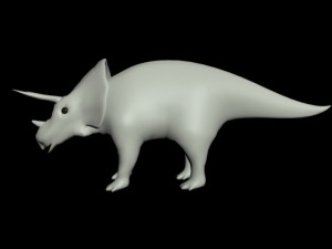triceratops 3Dモデル