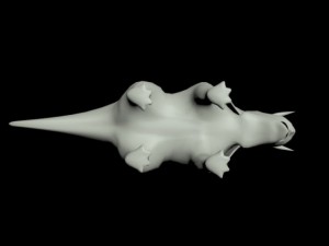 triceratops 3Dモデル