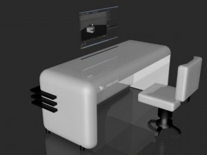 minimal office 3D Model