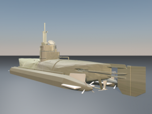 navy ship Modello 3D