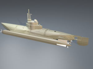 navy ship 3D Model