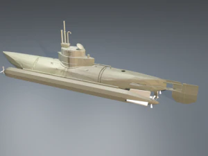 navy ship 3D Model