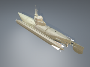 navy ship 3D Model