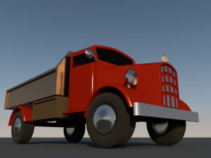 mini truck Modello 3D