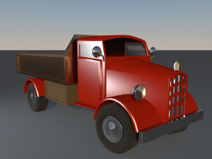 mini truck 3D Model