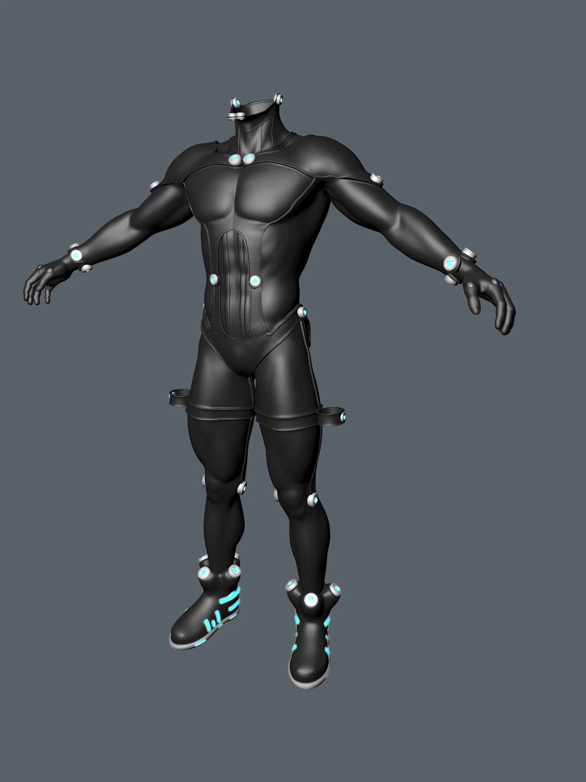 gantz body suit 3d 3D Model .c4d .max .obj .3ds .fbx .stl .blend