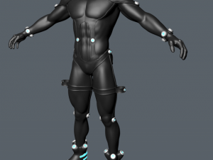 gantz body suit 3d Modello 3D