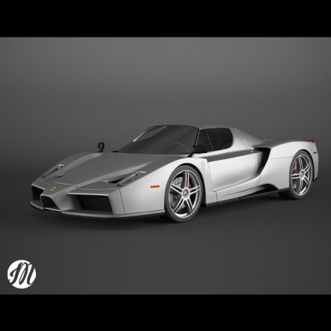 ferrari enzo 3Dモデル .c4d .max .obj .3ds .fbx .stl .blend 