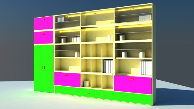 wardrobe 3Dモデル .c4d .max .obj .3ds .fbx .stl .blend 