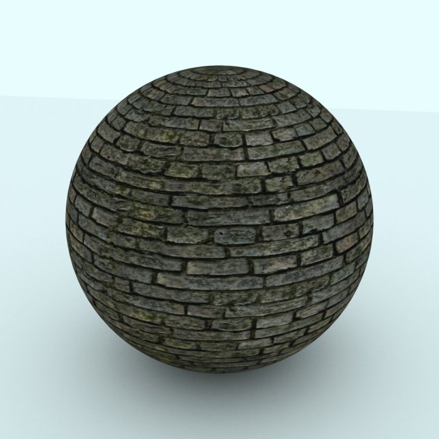moss brick  maps 2048 CG Textures .c4d .max .obj .3ds .fbx .stl .blend 