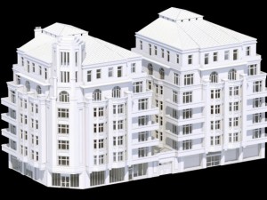 apartment complex Modello 3D