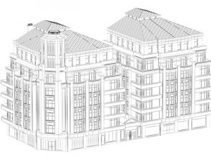 apartment complex 3D Модель
