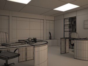 vray office 001 3D Model