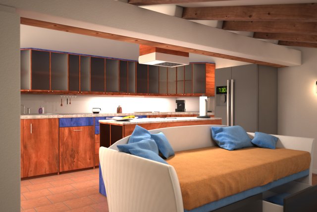pr attic 01 3D Модель .c4d .max .obj .3ds .fbx .stl .blend 