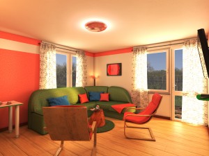 living room rozna collection updated 3D 模型