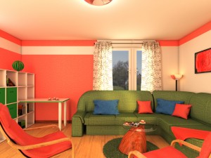 living room rozna collection updated 3D 模型
