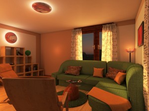 living room rozna collection updated 3D 模型