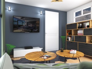 preview living room french style 3D-Modell