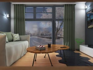 preview living room french style 3D Model