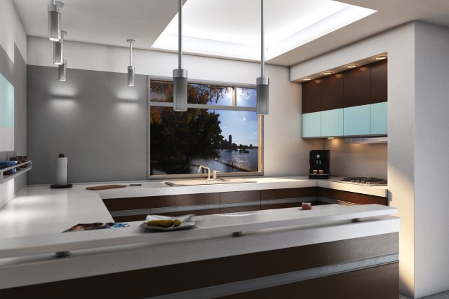 kitchen elegance Modelo 3D .c4d .max .obj .3ds .fbx .stl .blend 