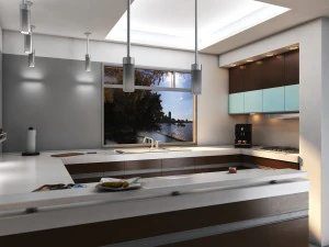 eleganza della cucina Modello 3D