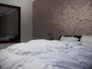 contemporary farmhouse bedroom 3D Model