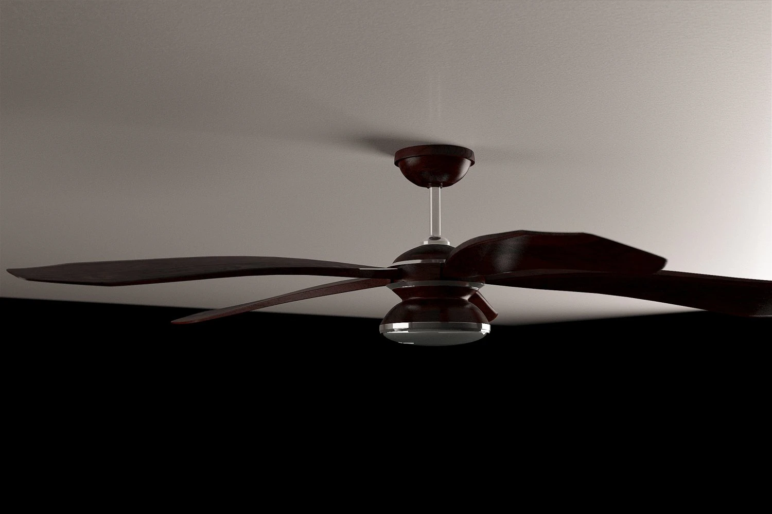 ceiling fan 3D Model .c4d .max .obj .3ds .fbx .stl .blend 