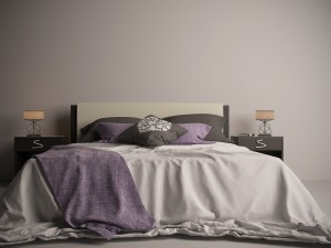 romantic bed set Modelo 3D