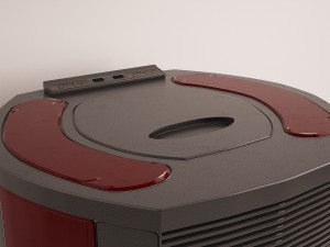 contemporary fireplace 3D Model