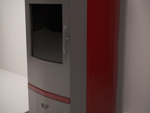 contemporary fireplace 3D 모델
