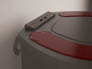 contemporary fireplace 3D Model