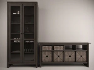 dudukan tv ikea dan kabinet cina Model 3D