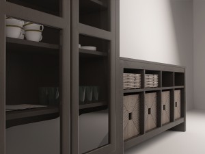 ikea tv stand and china cabinet Model 3D