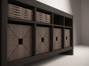 ikea tv stand and china cabinet Model 3D