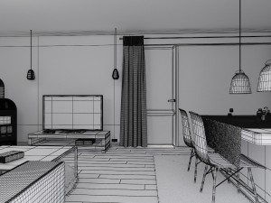 modern scandinavian dream 3Dモデル