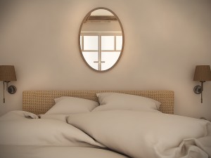 farmhouse bedroom day and night 3Dモデル