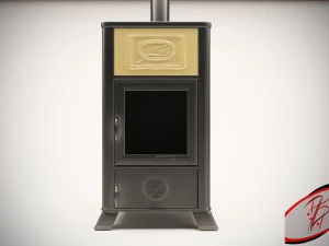 노르디카 도렐라 벽난로 3D 모델