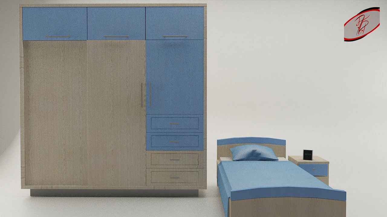 boy bed -game ready 3D Model .c4d .max .obj .3ds .fbx .stl .blend 