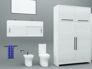 master bathroom - game ready 3D Model