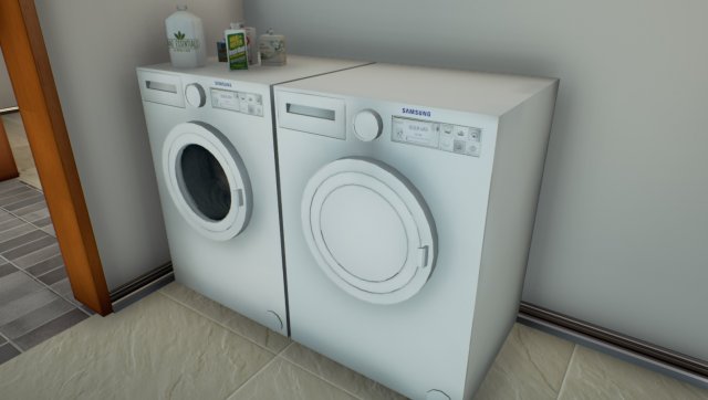 utility room - game ready 3D मॉडल .c4d .max .obj .3ds .fbx .stl .blend 